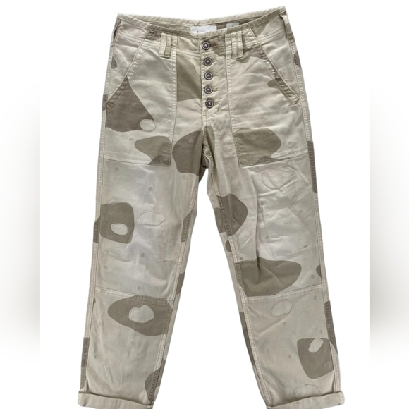 Anthropologie The Wanderer Camo button fly women's 27 cargo pants - Picture 15 of 16